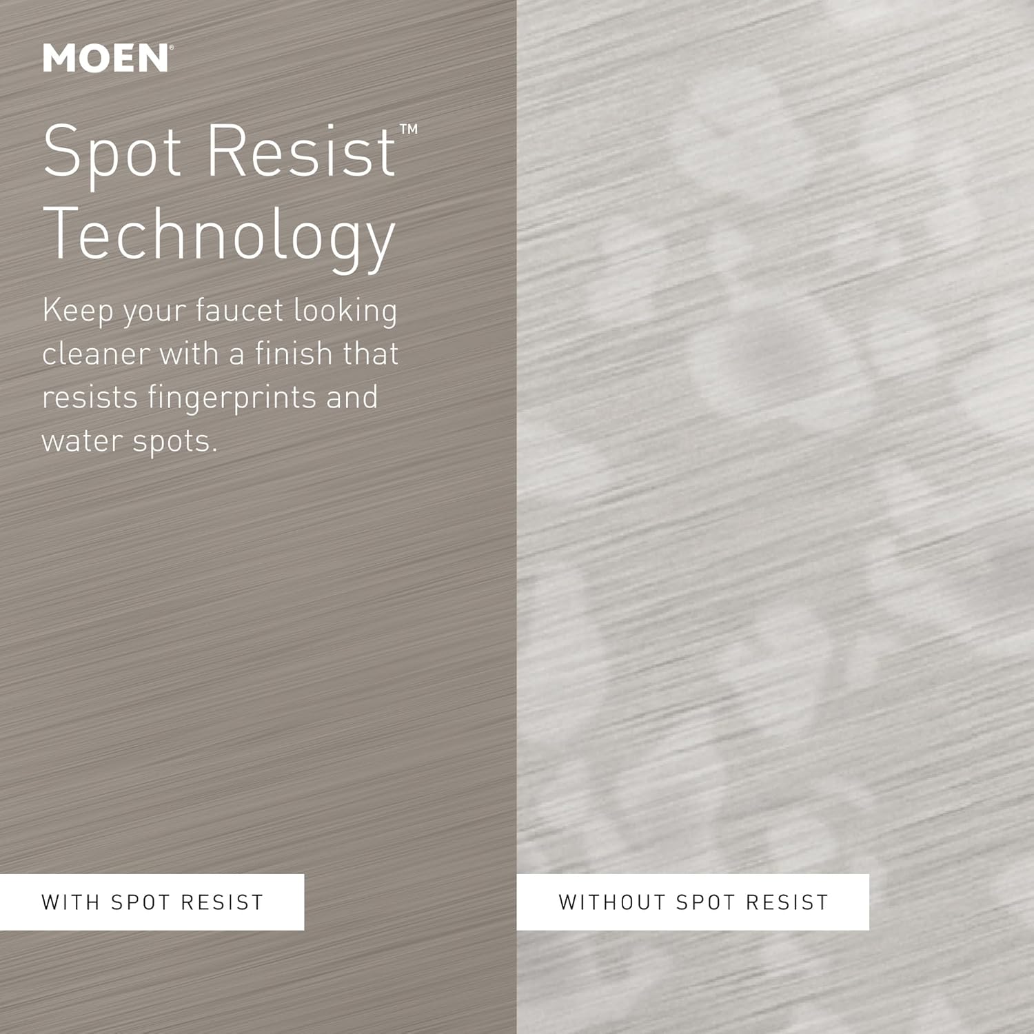 Moen Karis Spot Resist Brushed Nickel One-Handle Single Hole Bathroom Sink Faucet with Optional Deck Plate, 84346SRN